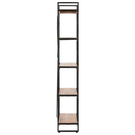 Vidaxl boekenkast met 5 schappen 60x30x180 cm massief acaciahout