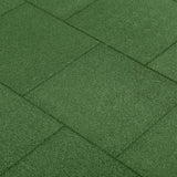 Vidaxl Valt Tiles 6 ST 50x50x3 cm Gummigrün