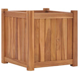 VidaXL Pflanzgefäß erhöht 40x40x40 cm aus massivem Teakholz