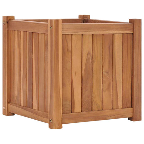 VidaXL Pflanzgefäß erhöht 40x40x40 cm aus massivem Teakholz