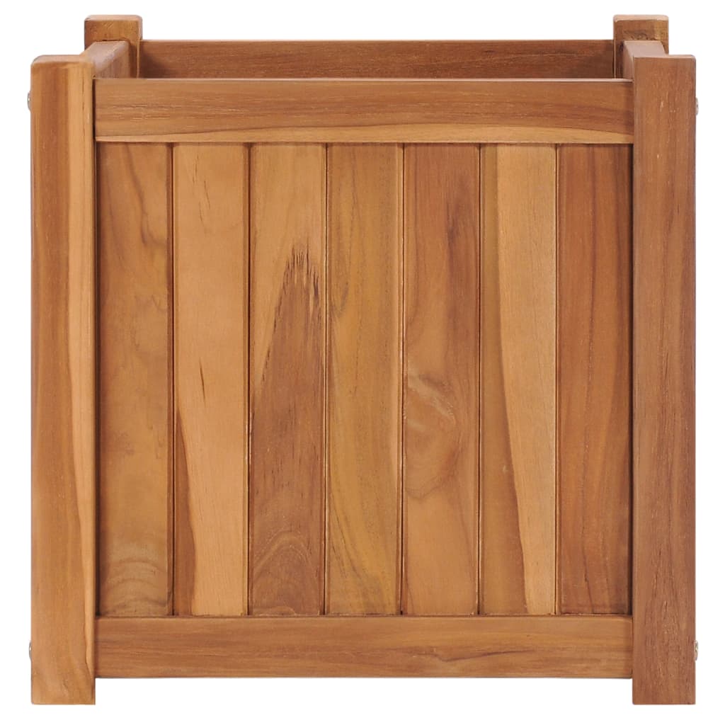 Vidaxl Planter huet 40x4xx40 cm folitesch Teak Holz zolitt