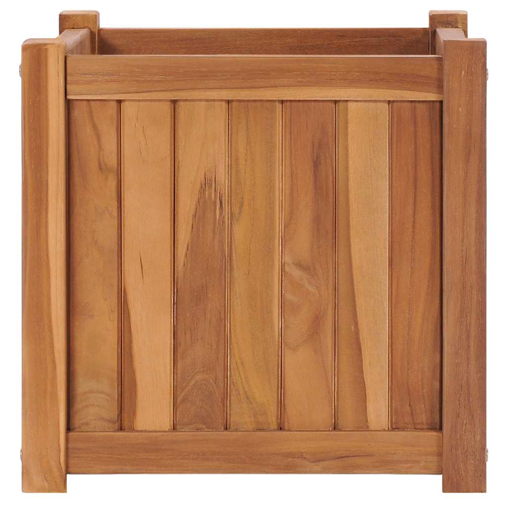 VidaXL Pflanzgefäß erhöht 40x40x40 cm aus massivem Teakholz