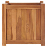 VidaXL Pflanzgefäß erhöht 40x40x40 cm aus massivem Teakholz