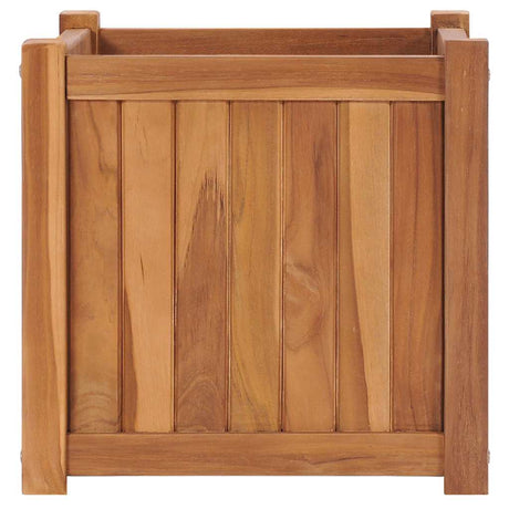 VidaXL Pflanzgefäß erhöht 40x40x40 cm aus massivem Teakholz
