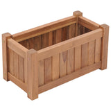 Vidaxl Planter hevet 50x25x25 cm solid teak tre