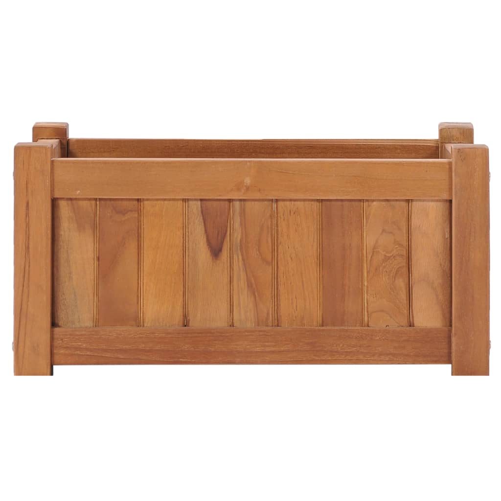 Vidaxl Planter höjde 50x25x25 cm fast teak trä