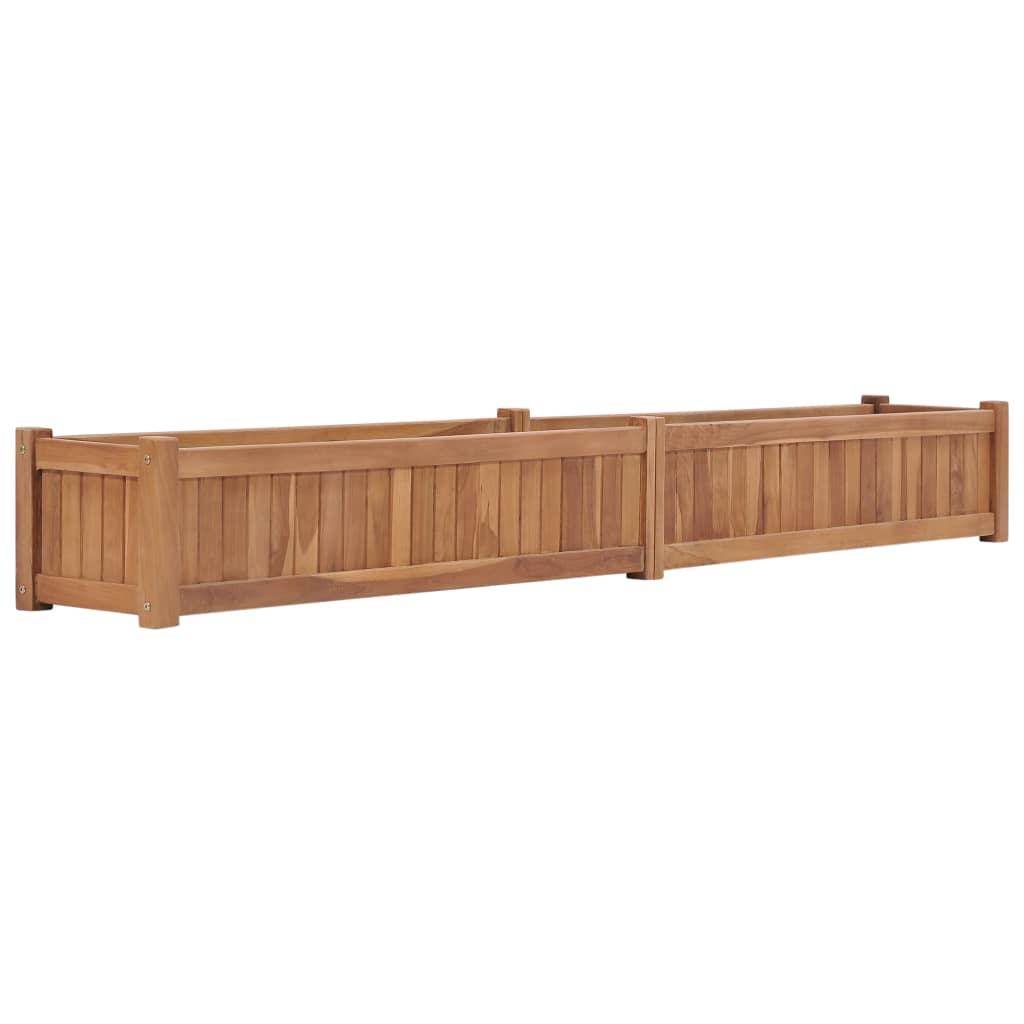 Vidaxl Planter huet 200X30X25 cm nach méi haart Holz zolitt