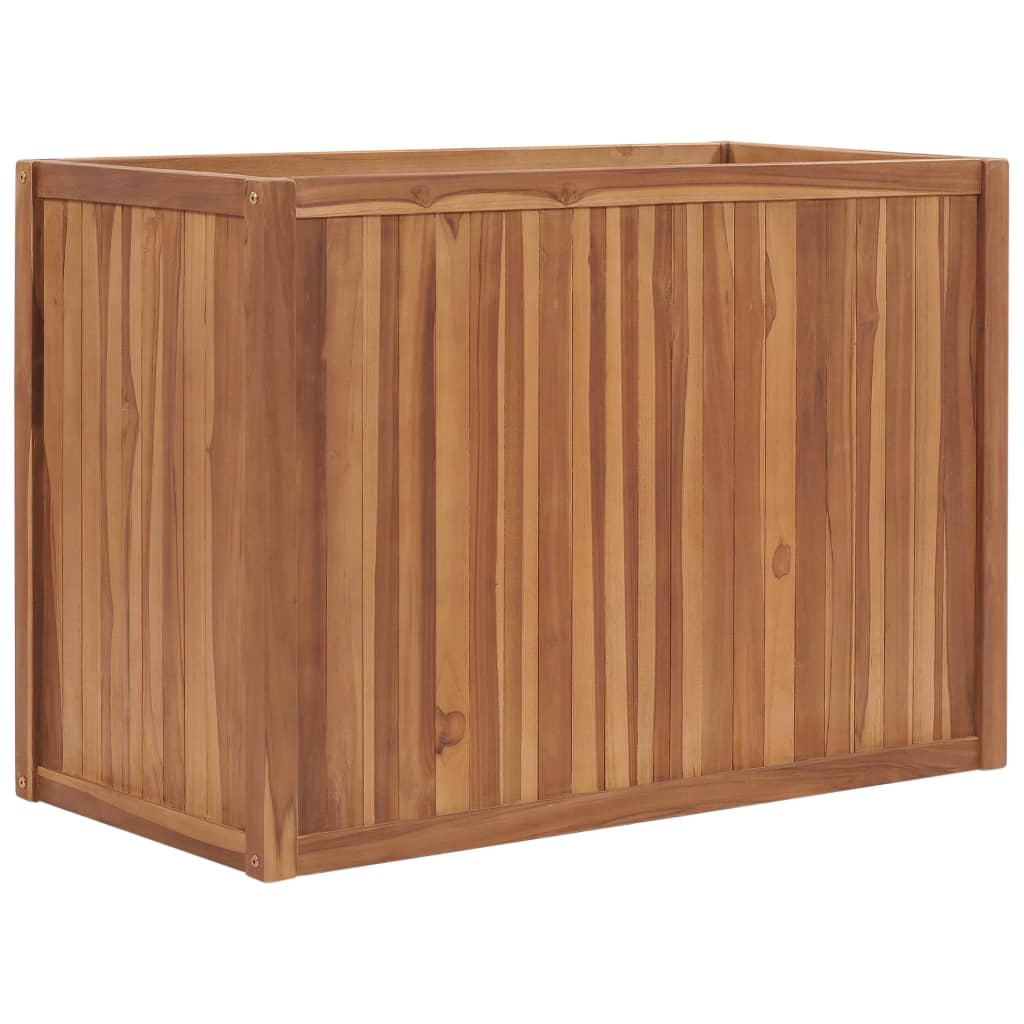 Vidaxl Planter je dvignil 100x50x70 cm trden tikovi les