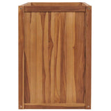 VIDAXL -Pflanzer erhoben 100x50x70 cm Festes Teakholzholz