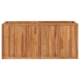 VIDAXL -Pflanzer erhöhte 150 x 50 x 70 cm Feste Teak