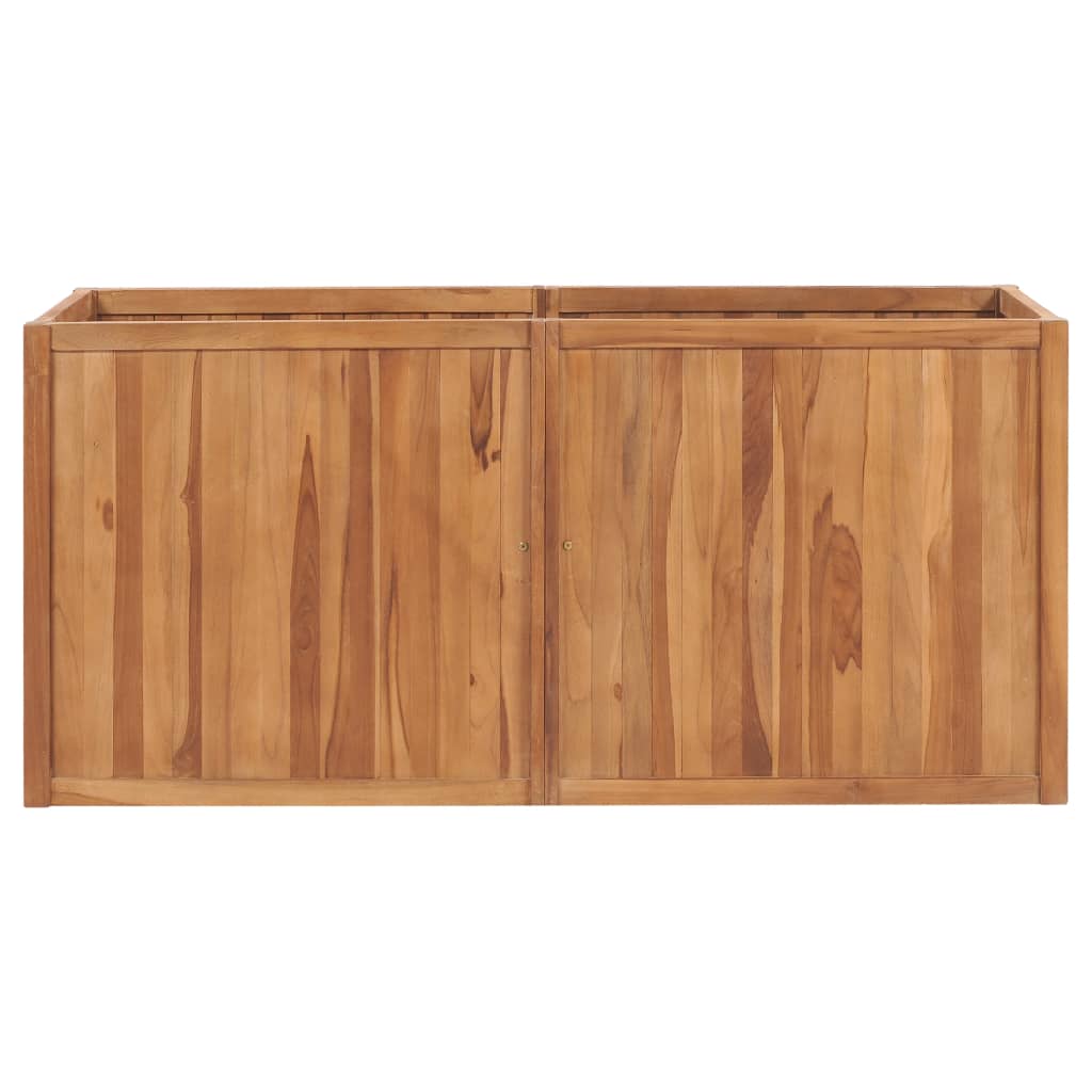 Vidaxl Planter raised 150x50x70 cm Solid teak