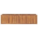 Vidaxl Planter surélevé 200x50x50 cm en bois de teck solide