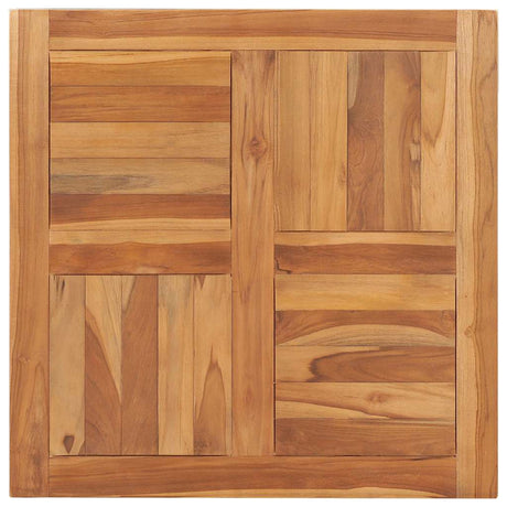 Vidaxl tafelblad 70x70x2,5 cm massief teakhout