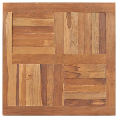 Vidaxl tafelblad vierkant 80x80x2,5 cm massief teakhout