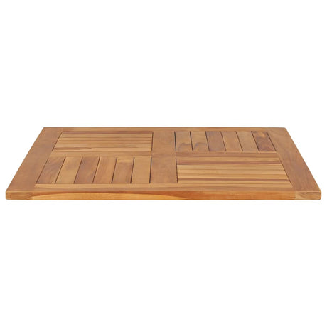 Vidaxl tafelblad vierkant 80x80x2,5 cm massief teakhout