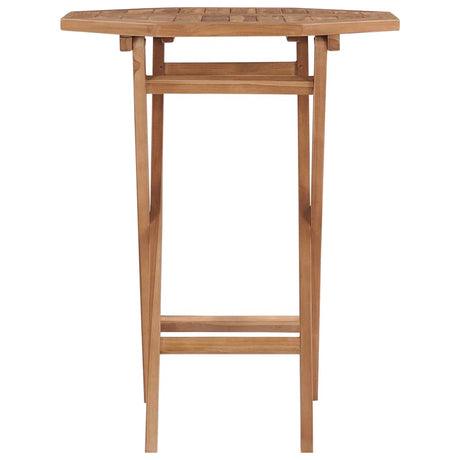 Vidaxl tuintafel inklapbaar 60x60x75 cm massief teakhout