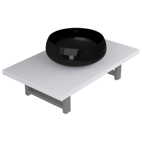 Vidaxl 2-delige badkamermeubelset keramiek wit