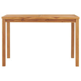 Vidaxl tuintafel 120x70x77 cm massief teakhout