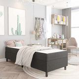 Vidaxl boxspringframe stof grijs 100x200 cm