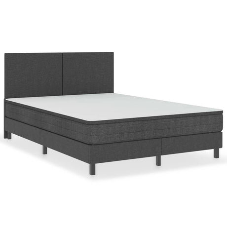 Vidaxl hoofdbord 140x200 cm stof donkergrijs
