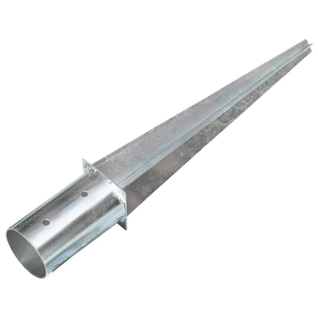 Vidaxx Erdnägel 2 Stk. 8x61 cm verzinkter Stahl silberfarben
