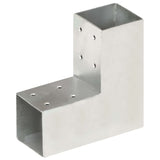 Vidaxl Pale Connection L Wape 71x71 mm de metal galvanizado