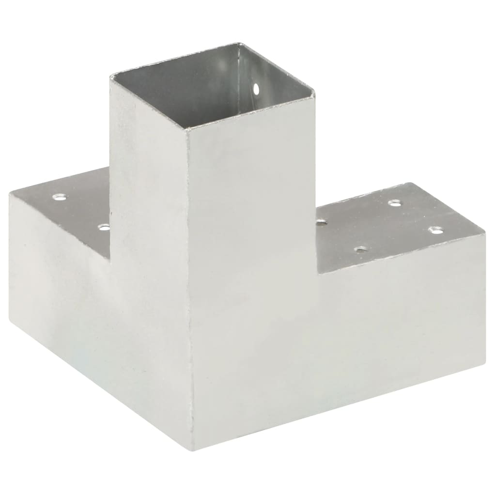 Vidaxl Pale Connection Y-form 71x71 mm galvanisert metall