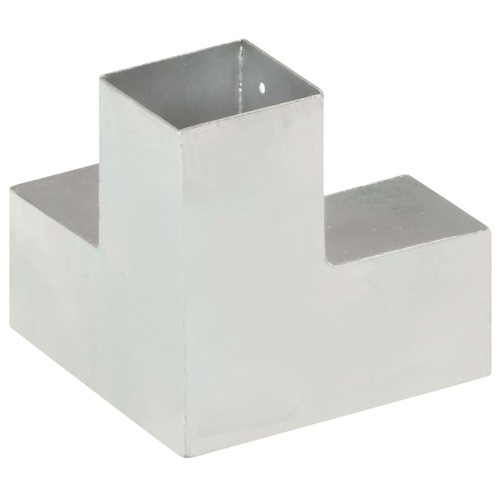 Vidaxl Pale Verbindung Y-Form 81X81 mm galvaniséiert Metal