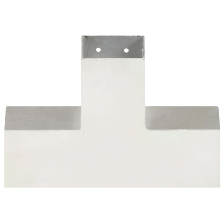 Vidaxx Pfostenanschluss X-Form 81x81 mm verzinktes Metall