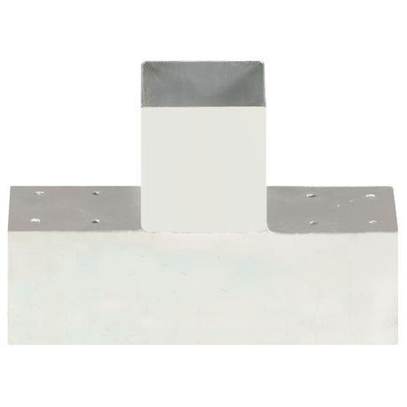 Vidaxl-Pfahlverbindung T-Form 91x91 mm verzinktes Metall