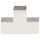 Vidaxl Pfostenanschluss T-Form 101x101 mm verzinktes Metall