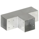 Vidaxl Pfostenanschluss T-Form 101x101 mm verzinktes Metall