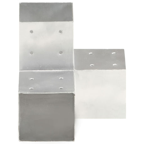 Vidaxl Pfostenverbindungen 4 Stück Y-Form 101x101 mm verzinktes Metall
