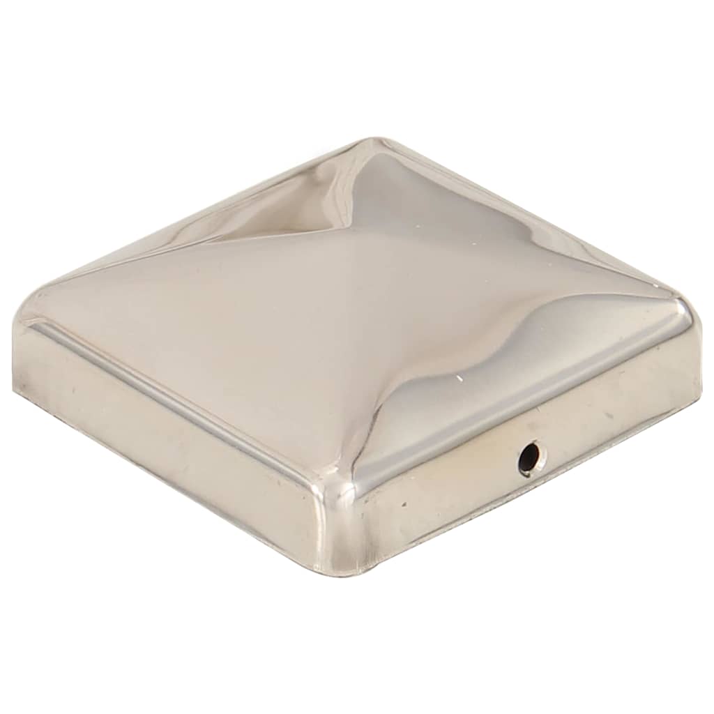 Vidaxl -Pfahlkappen 6 St. Pyramid 71 x 71 mm Edelstahl