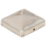 Vidaxl -Pfahlkappen 6 St. Pyramid 71 x 71 mm Edelstahl