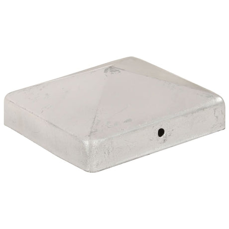 Vidaxl -Pfahlhauben 6 St. Pyramid 91x91 mm verzinktes Metall