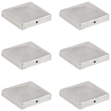 VIDAXL -Pfahlhaube 6 St. Pyramid 101x101 mm verzinktes Metall
