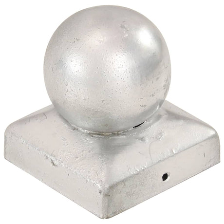 Vidaxl Pfostenkappen 6 Stück Kugel 71x71 mm verzinktes Metall
