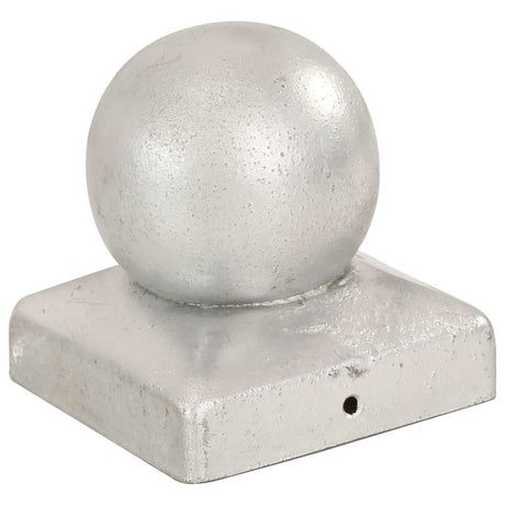 Vidaxl Pfostenkappen 6 Stück Kugel 71x71 mm verzinktes Metall