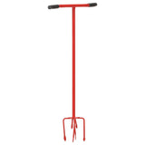 Vidaxl Garden Claw Steel Red