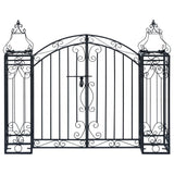 Vidaxl port decorative 122x20.5x100 cm wrought iron