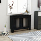 Vidaxl Radiatorom Construction 112x19x81.5 cm MDF nero