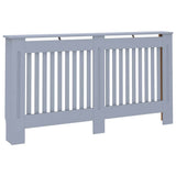 VIDAXL -Radiatorkonstruktion 152x19x81.5 cm MDF -Anthrazit