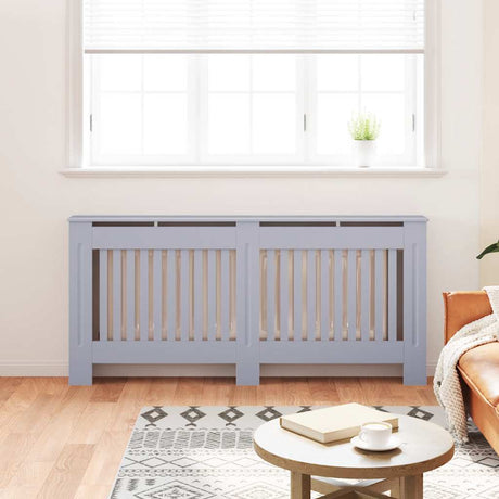 VIDAXL -Radiatorkonstruktion 172x19x81.5 cm MDF -Anthrazit