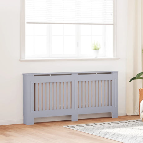 VIDAXL -Radiatorkonstruktion 172x19x81.5 cm MDF -Anthrazit