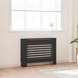 VIDAXL -Radiatorkonstruktion 112x19x81.5 cm MDF Schwarz