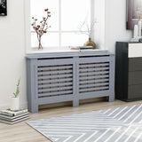 Vidaxl Radiatorom Construction 152x19x81,5 cm MDF Anthracite