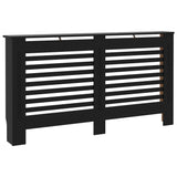 VIDAXL -Radiatorkonstruktion 152x19x81.5 cm MDF Schwarz