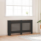 VIDAXL -Radiatorkonstruktion 152x19x81.5 cm MDF Schwarz