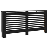 VIDAXL -Radiatorkonstruktion 172x19x81.5 cm MDF Schwarz